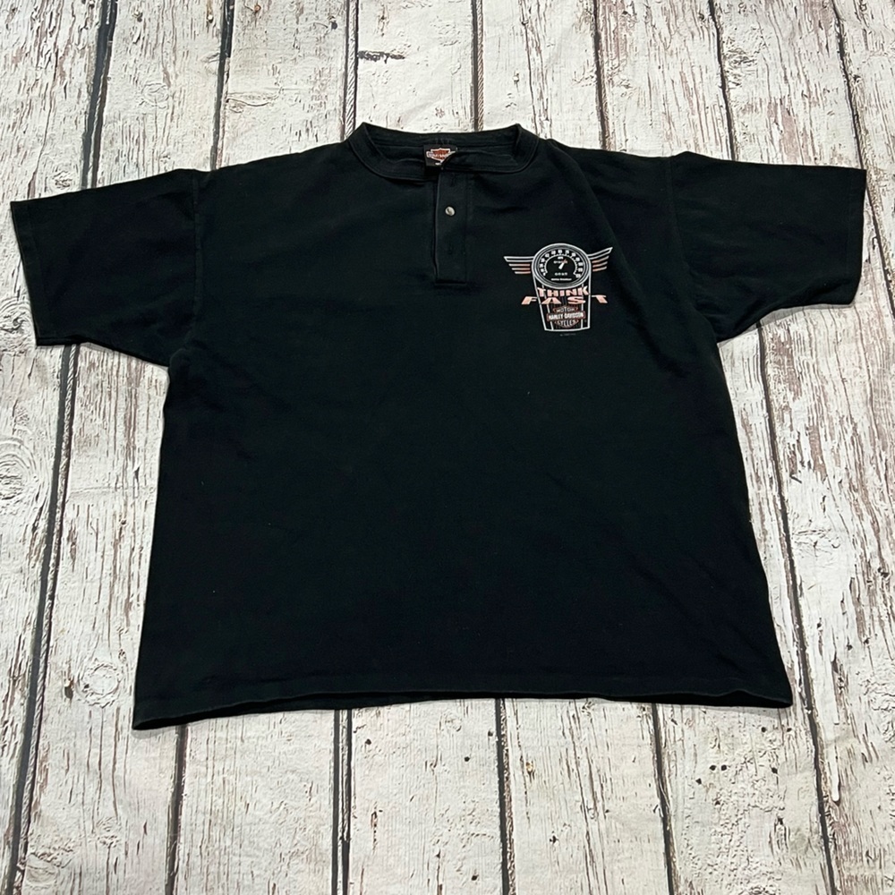 Vintage Harley - Davidson Motorcycles Dover Ohio Crewneck 1990s Tshirt